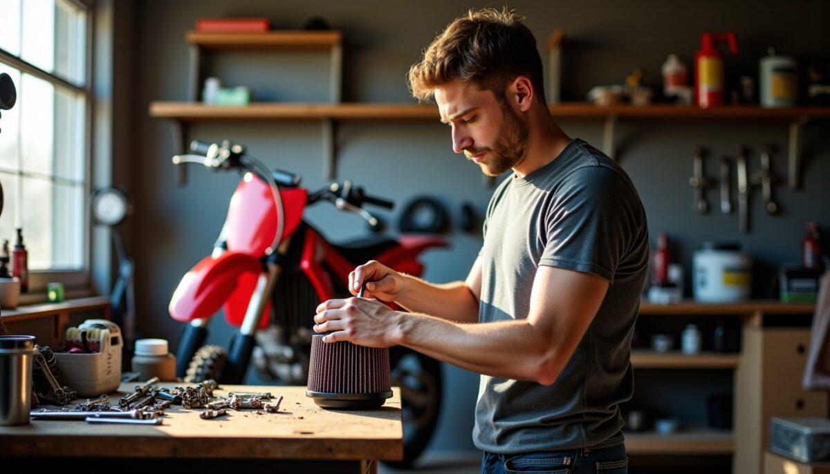 Comment nettoyer efficacement et rapidement le filtre à air de votre motocross