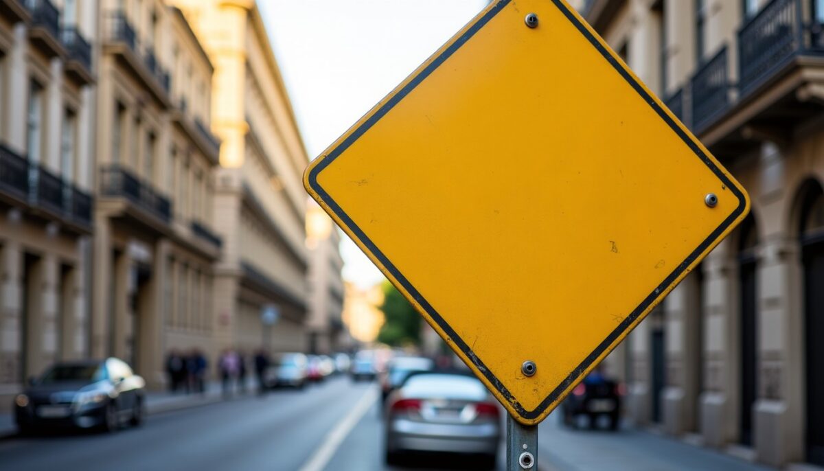 Panneau losange jaune : ce que signifie ce signal, règles à suivre et priorités à connaître